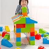 ぼん家具 ブロック おもちゃ 88ピースセット 大きい 知育 こども用 パズル カラーブロック ビッグ