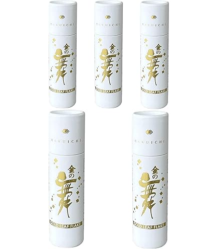 Amazon | 金の舞 切り廻し 食用金箔 紙筒 0.03g 金粉 箔一 HAKUICHI (2