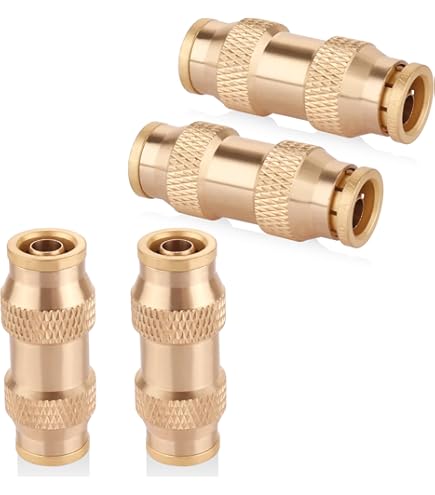 76 PCS Brass DOT Air Brake Line Fittings Kit For Semi Truck Trailer Brake System