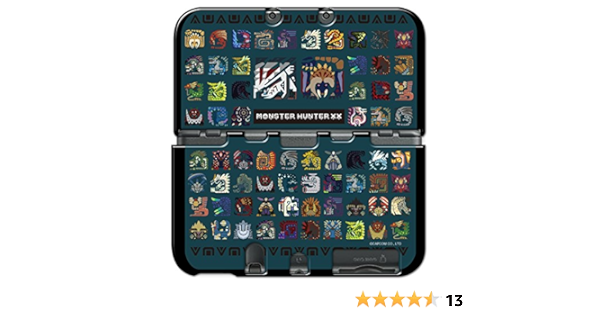 Amazon モンスターハンターダブルクロス カバー For Newニンテンドー3ds Ll モンスターアイコン ケース プロテクター