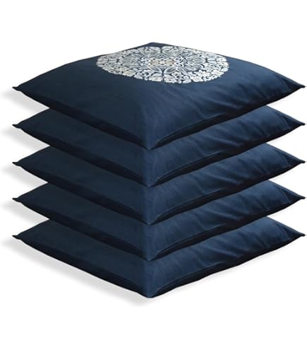 常吉さま専用　藍染古布四角繋ぎの座布団カバー 常吉さま専用 藍染古布四角繋ぎの座布団カバー