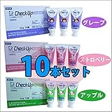 デント 【歯磨き粉 フッ素配合】 10本セット DENT Check-Up チェックアップ kodomo 60g 10本セット【医薬部外品】 アップル