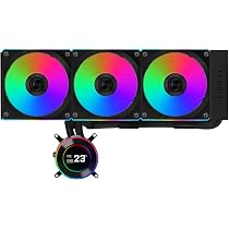 Amazon | LIANLI 簡易水冷キット HydroShift II LCD-C 360CL Black 2.1 
