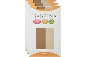 Gunze SP76 Women's Stockings, Sabrina Smooth Zokki PS, Set of 3 Pairs