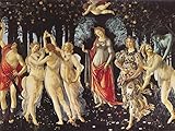 Sandro Botticelliポスター写真壁紙 – Primavera 1482 – 1487、2パーツ( 95 x 71インチ)