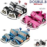[ミキハウス] MIKIHOUSE 【ダブルＢ】 つま先ガードダブルラッセルベビーサンダル (13cm-17cm) 62-9304-974 紺 17cm