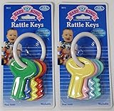 Baby King Rattleキー、6pk、アソートカラー