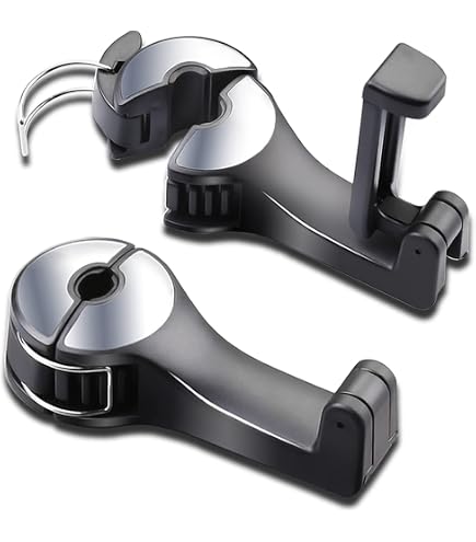 thumbnail image 2 of Car Headrest Retractable Hanger - Stainless Steel Coat Hook For Car Seat, Holds Suits, Jackets 2 of 13