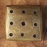MANJA MTMET-016 真鍮 取っ手 ドアノブ つまみ ハンドル アンティーク レトロ調 ナチュラル：MTMET-016