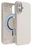 【elago】 iPhone 16 Plus 対応 ケース MagSafe 対応 シリコン 耐衝撃 スマホケース 指紋 防止 サラサラ マグセーフ シリコンケース [ iPhone16Plus アイフォン 16 プラス 対応 ] MAGNETIC SILICONE CASE ストーン