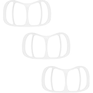 3D立体快適マスクフレーム 透明 クリア 小さめサイズ 日本製 9.5 x 5.2 x 4.2cm 3個入 石川樹脂工業…