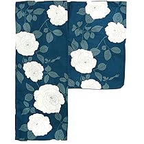 Amazon | [dear-japan] セパレート浴衣 白地 花柄 古典柄