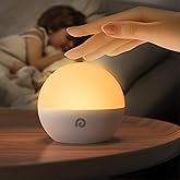 授乳ライト Dreamegg ベッドサイトランプ 充電式 無段階調光 赤ちゃん タッチセンサー【電球色/昼光色/RGB/多彩ライトモード】 バッテリー内蔵 マグネット 壁掛け 吊り下げ 間接照明 夜間 枕元 寝室 ナイトライト タッチライト ベビー 