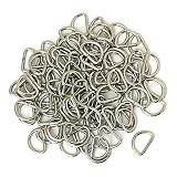 Dカン 2×12mm シルバー(ニッケル) 100個セット