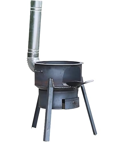 Amazon | ホンマ製作所 クッキングストーブ φ350xH425(煙突含:940)mm