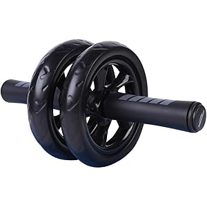 Soomloom アブホイール エクササイズウィル スリムトレーナー 超静音 腹筋ローラー エクササイズローラー 膝を保護するマット付き