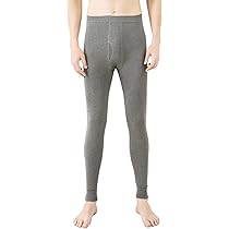 Amazon | [Muxuryee] あったかインナー パンツ メンズ 長ズボン下 前