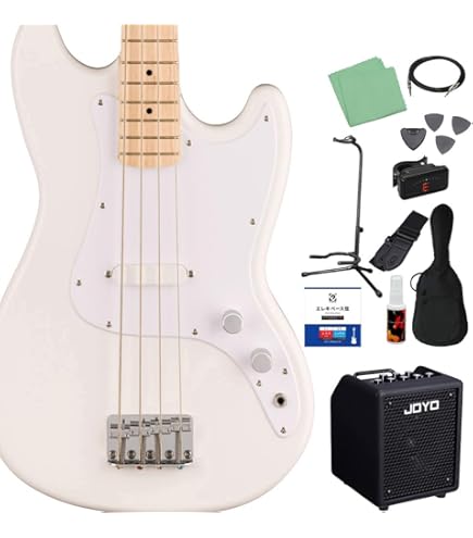 Amazon | Squier by Fender SONIC BRONCO BASS Black ベース初心者12点