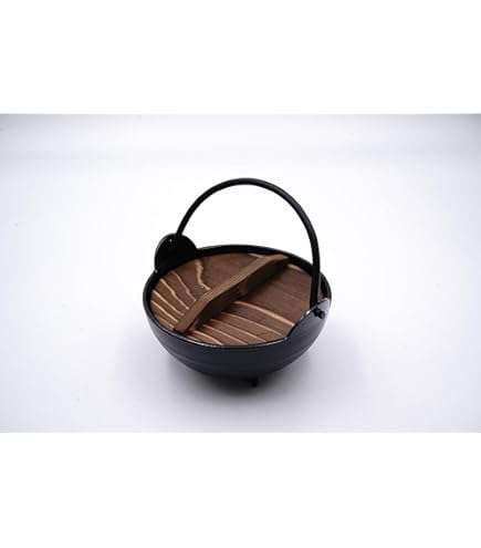 Amazon.co.jp: 砺波商店 いろり鍋 27cm 黒 4ℓ アルミ製 日本製