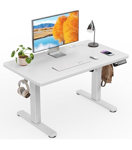 Amazon | Kingdely 昇降式デスク 電動 ゲーミングデスク昇降式テーブル