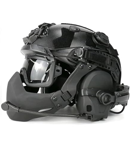 防弾 ヘルメット アラミドケブラー バリスティック タイプ　サバゲー Amazon.co.jp: タクティカルファストアラミド防弾ヘルメット