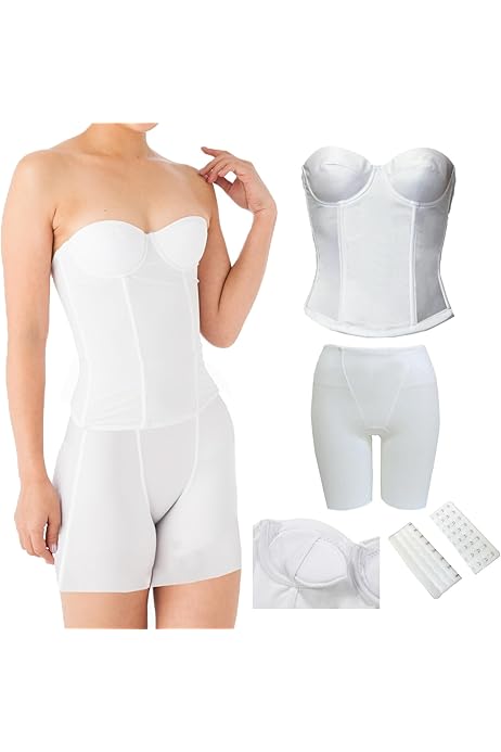 Amazon | [whiteangel] ブライダルインナー セット 2点セット タップ  