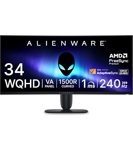 Amazon.co.jp: Dell Alienware AW3425DWM 34インチ カーブ型曲面 WQHD