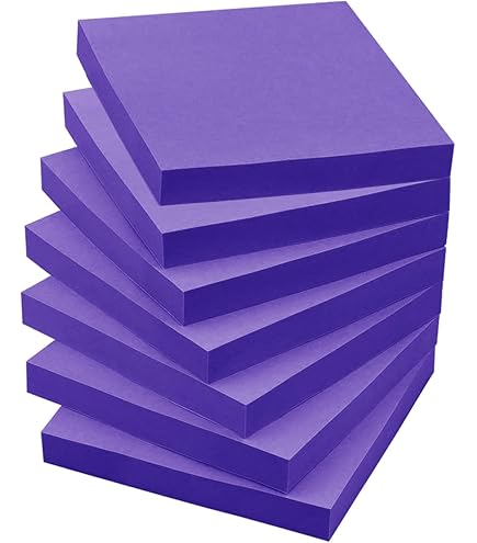 Amazon.co.jp: Juvale ブライトレッド 付箋 - 3 x 3インチ、8パック