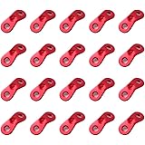 Takelablaze アルミ自在金具 ロープテンショナー ロープ長さ調整 テント ロープ張り アウトドアキャンプ テント キャンプ用品 20個入