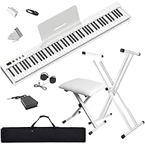 Amazon | 【電子ピアノセット】ニコマク NikoMaku 電子ピアノ 88