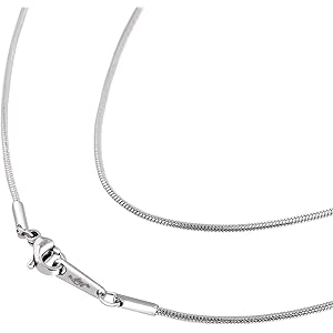 [ナピスト] ネックレス チェーン レディース メンズ 金属アレルギー対応 サージカル ステンレス スネーク 1.2mm 40cm 丸