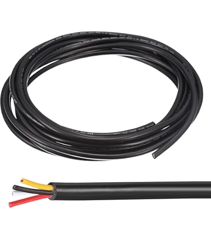Amazon.co.jp: ビニルキャブタイヤケーブル 1.25mm2×4芯 10m_VCTF1