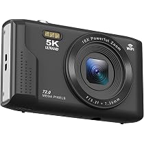 Amazon | デジタルカメラ 5K 7200万画素 WiFi転送 VLOGに最適