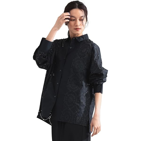 Amazon | [デミルクスビームス] L/Sシャツ・ブラウス フラワー