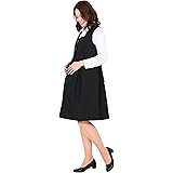 Amazon Co Jp Nissen ニッセン マタニティ 大きいサイズ ラップ ワンピース オフィス 事務服 産前 産後 授乳 黒 マタニティ 17号 服 ファッション小物