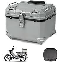 Amazon | HI-LINE バイク リアボックス 45L トップケース 汎用 ABS製