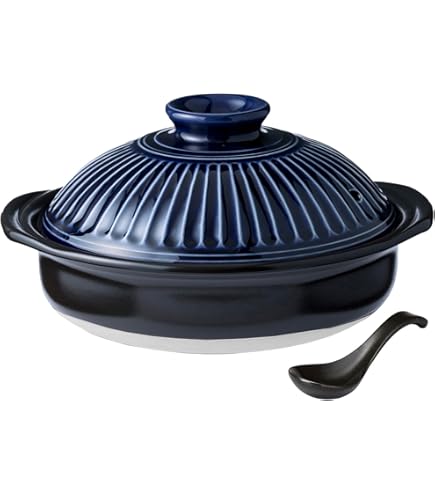 Amazon | 土楽窯 黒鍋 9寸（2～3人用） 【土鍋 土楽窯 伊賀焼】 | 土