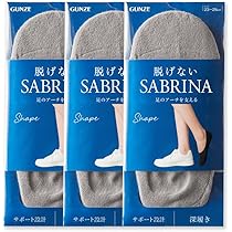 Amazon.co.jp: [グンゼ] フットカバー SABRINA/サブリナ 3足組