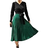 [スウィートマミー] Sweet Mommy マタニティ ワンピース 授乳服 ニット プリーツ カシュクール チクチクしないしっとりニット