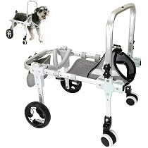 Amazon.co.jp: JELFUNY 犬用車椅子 犬用歩行器 ペット車椅子 2輪 4輪