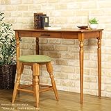 デスク チェア セット 木製 2点セット アンティーク 北欧 MNT-D90 MNT-ST33