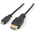 MacLab. Micro-HDMI to HDMI 変換 ケーブル 3m (タイプD-タイプA) ブラック 4k ver 1.4 【相性保証付／スマートフォンには対応していません】 テレビ TV デジカメ ビデオ アクション カメラ GoPro な