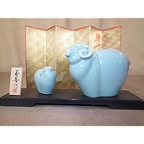 陶器製置物 Amazon.co.jp: 玉善作 干支 陶器置物 陶器工芸品 「羊」ひつじ