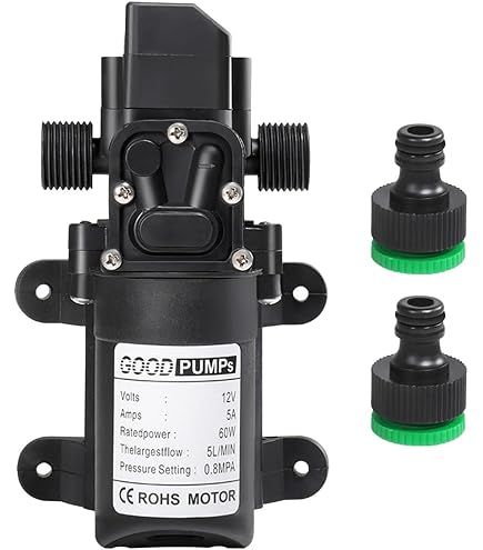 Amazon.co.jp: SHURflo 工業用ダイヤフラムウォーターポンプ - 198 GPH
