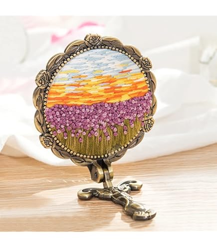 Amazon.co.jp: XINSHUN 刺繍しおり かわいいパターン 透明オーガンザ