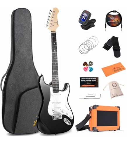 Photogenic フォトジェニック サンバーストエレキギター Amazon | PhotoGenic エレキギター STタイプ ST-180M/SB サン