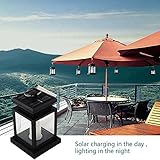 GMFive Pack of 2 Waterproof Solar Powered Hanging Umbrella Lantern Portable Led Candle Lights with C