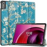 For Lenovo TAB7 / Lenovo Tab M10 5G / Lenovo Tab M10a 5G ケース 【larfbulroc】軽量 薄型 PU レザー スマート カバー 耐衝撃 傷防止 ハード 背面 ケース 三つ折り スタンド オートスリープ ウェイクアップ 機能 Lenovo TAB7 10.6インチ / Tab M10 5G / Tab M10a 5G 対応 (XH)