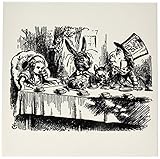 CT _ 193788 InspirationzStoreビンテージアート – Mad Hatter Tea Party Illustration byジョン・テニエル。Alice in Wonder