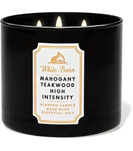 Amazon.co.jp: Bath & Body Works 3芯ろうそく マホガニー